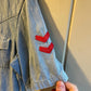 1970s Short Sleeve Blue Denim Button Shirt