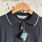 1960s Black Cotton Dead Stock British Leisure Polo Shirt