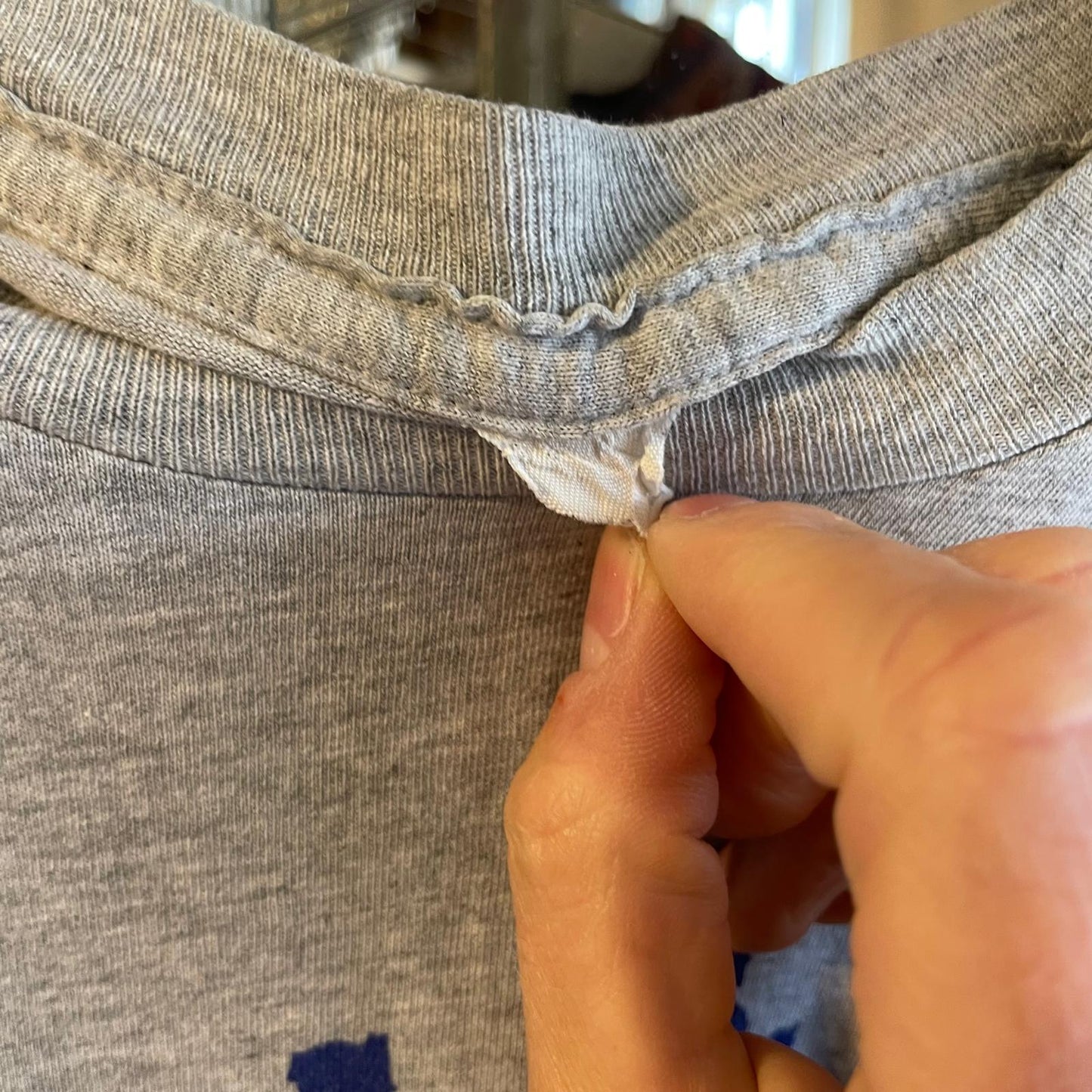 1980s Grey Running Graphic T-shirt
