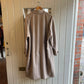 1980s Beige Aquascutum Long Mac Coat