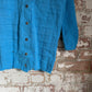 1960s Blue Wool Button up Cardigan Jumper