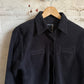 1990s Black Naf naf Fleece Zip Up Jumper
