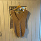 1960s 1970s Beige Knitted Vest Tank Top Jumper