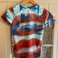 1970s Blue Eyes Rose Graphic T-Shirt