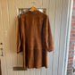 1960s Double breasted Brown Suede Long Coat