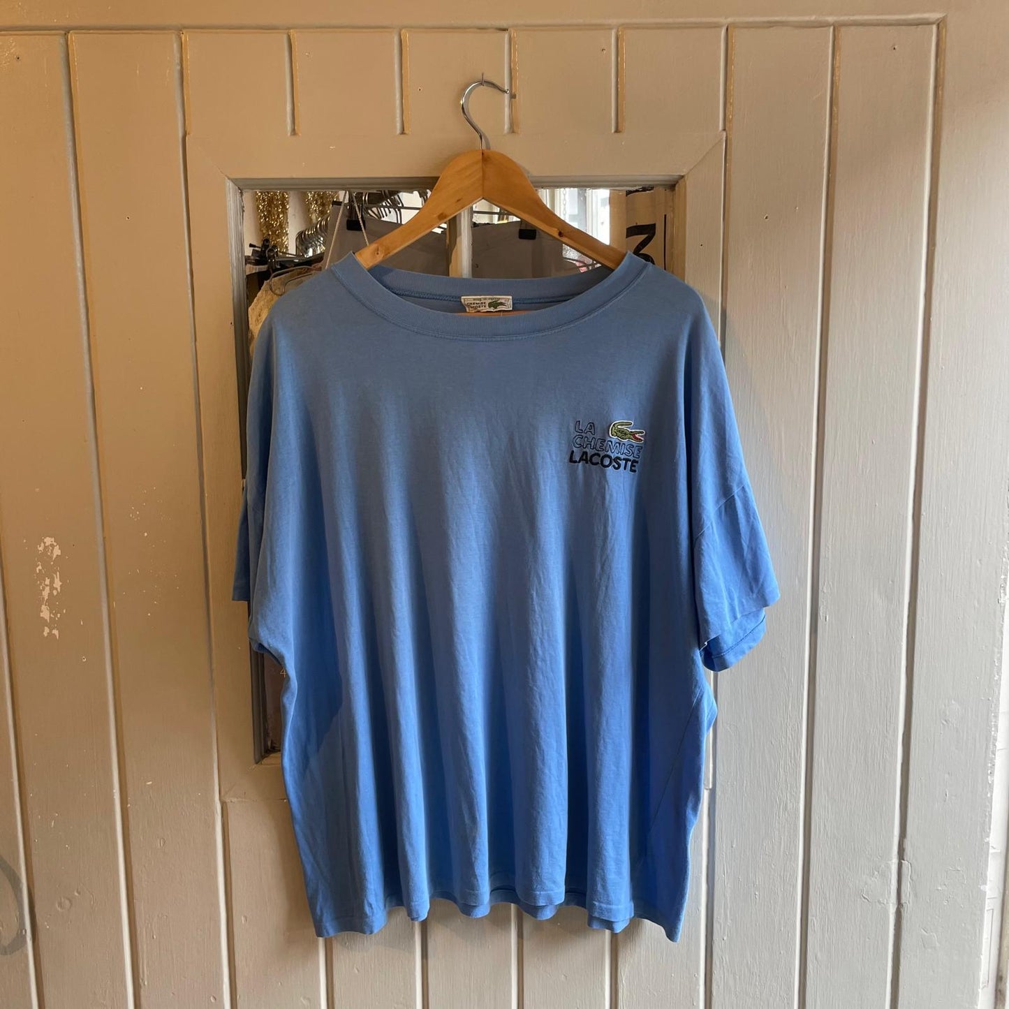 1980s Blue Chemise Lacoste Embroidered T-Shirt